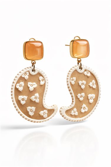 Orecchini Cianfrone Gioielli Donna in Argento Conchiglia OCASHM01A-AR - OCASHM01A-AR